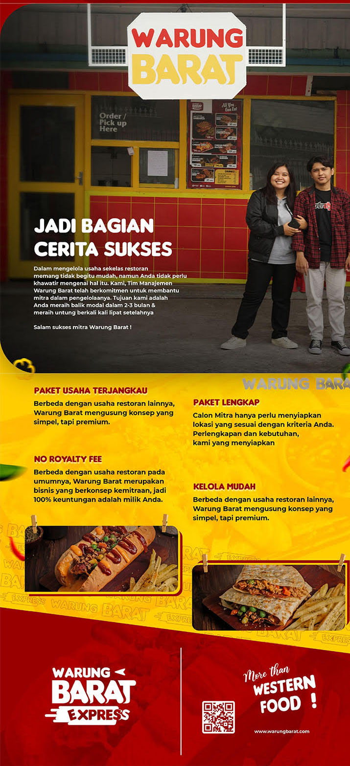 Franchise Peluang Usaha Sistem Take Away | Warung Barat Indonesia